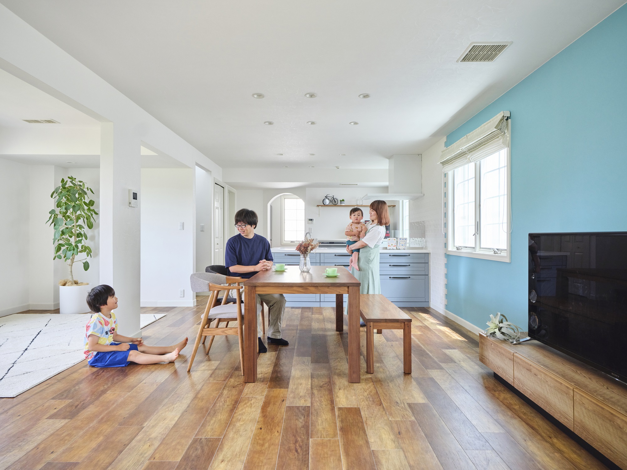 ひろびろリビングに生まれ変わった、わが家の毎日！